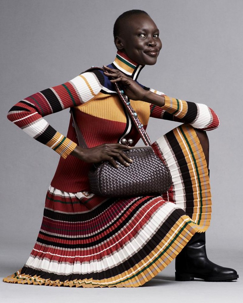 Alek Wek diseña colección para Weekend Max Mara 