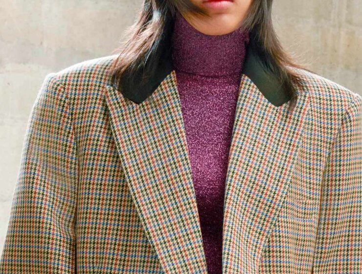 Hablemos de los pied-de-poule en la colección de Stella McCartney