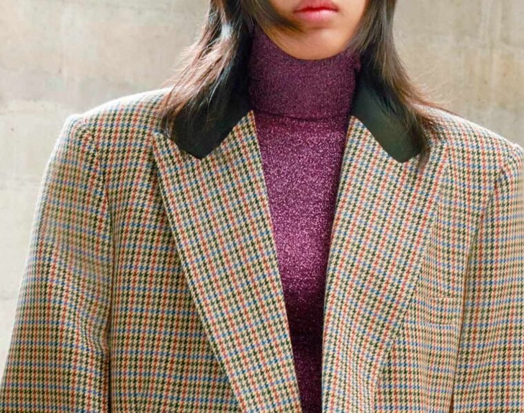 Hablemos de los pied-de-poule en la colección de Stella McCartney