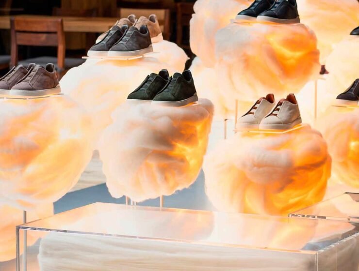 Zegna presenta su nuevo pop up triple stitch