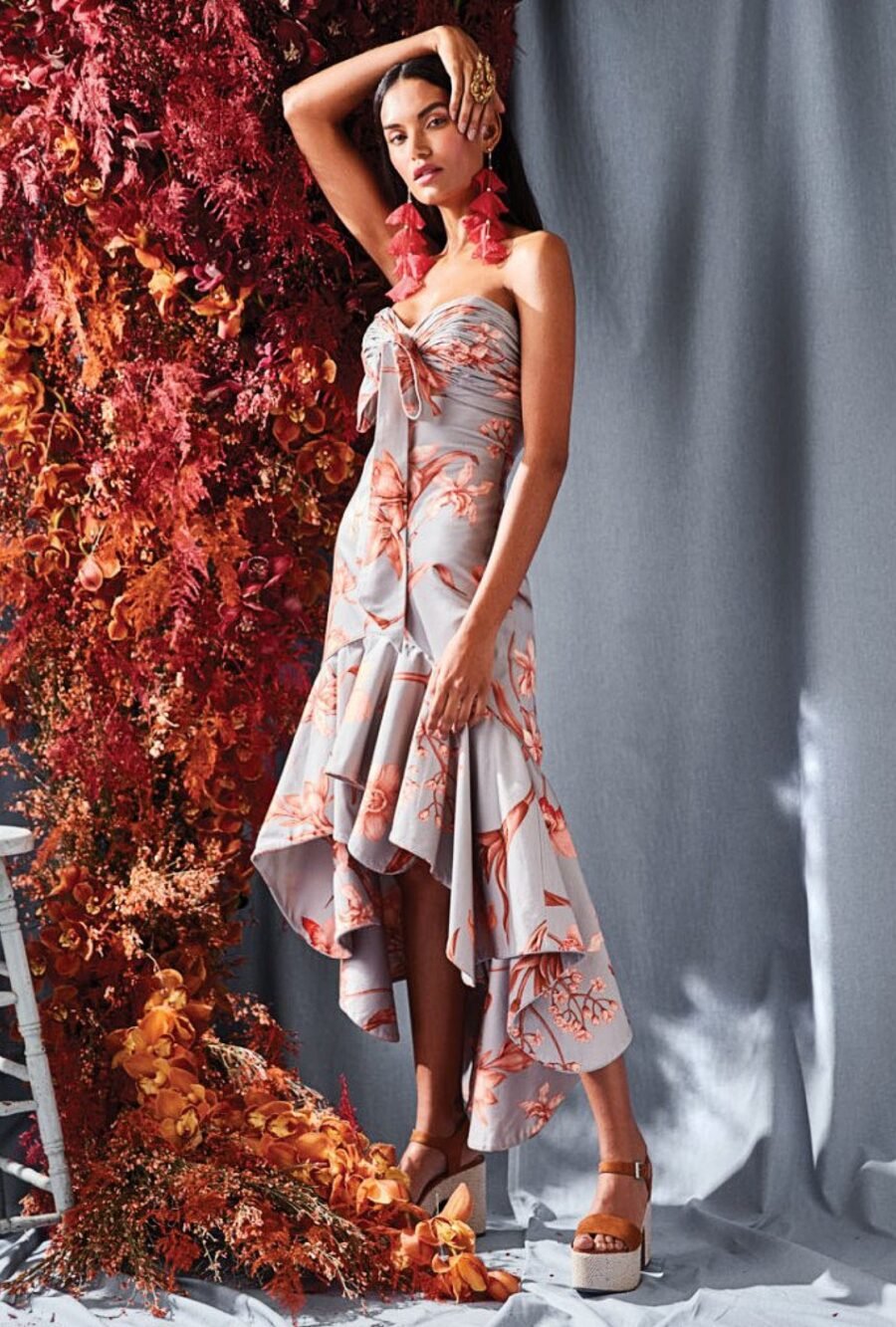 vestidos florales para otoño