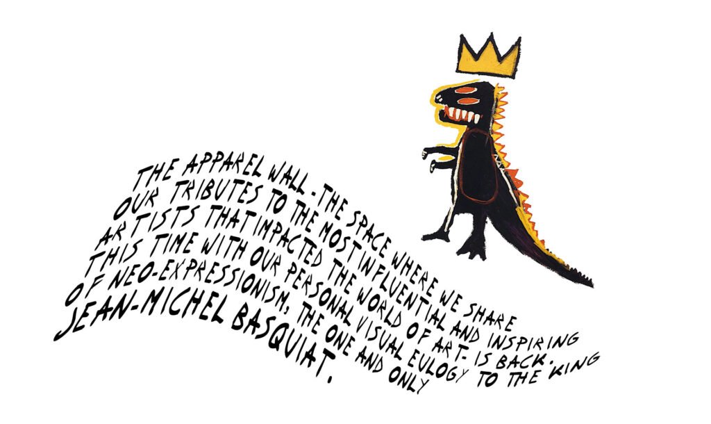 Apparel Wall Jean-Michel Basquiat