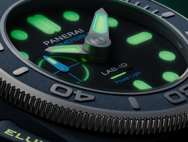 Esfera del reloj Panerai Submersible Elux LAB-ID PAM01800