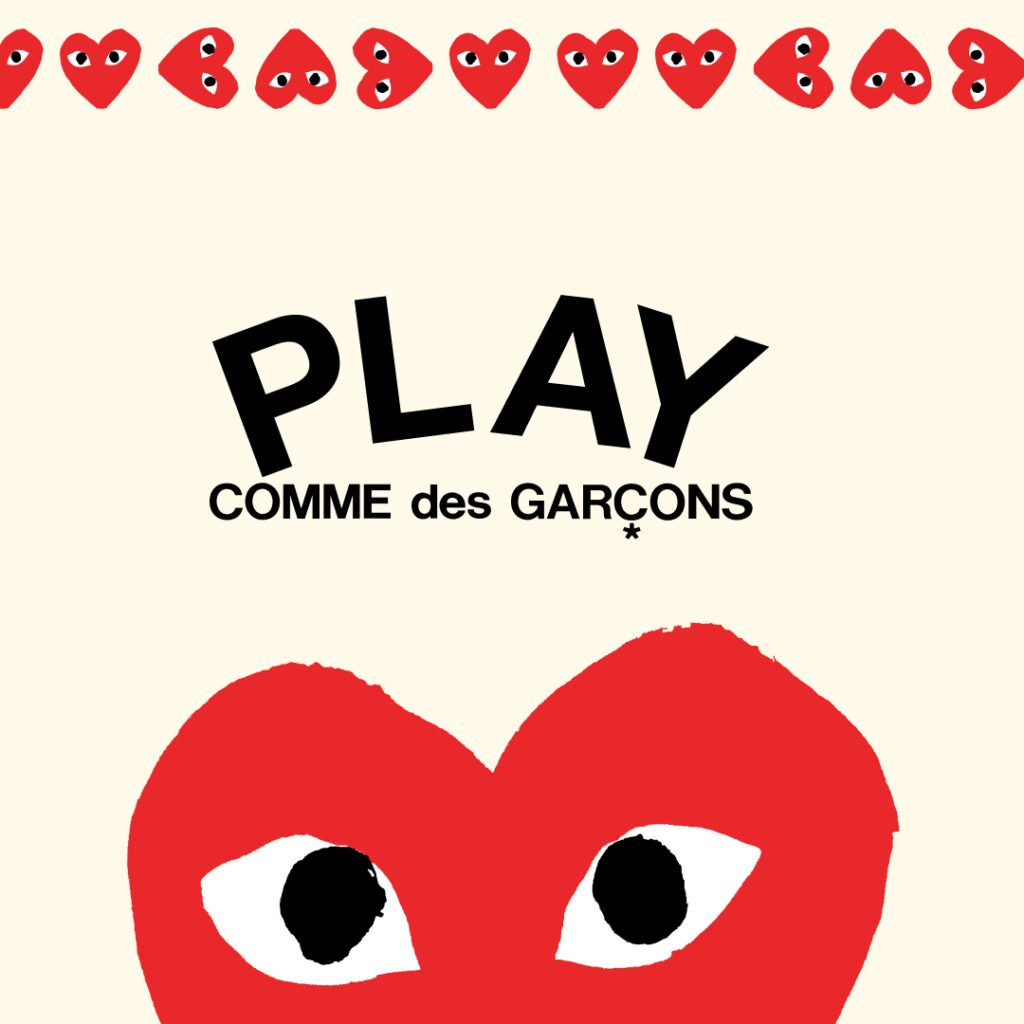 Converse x PLAY Comme des Garçons OG Single Hearts logotipo
