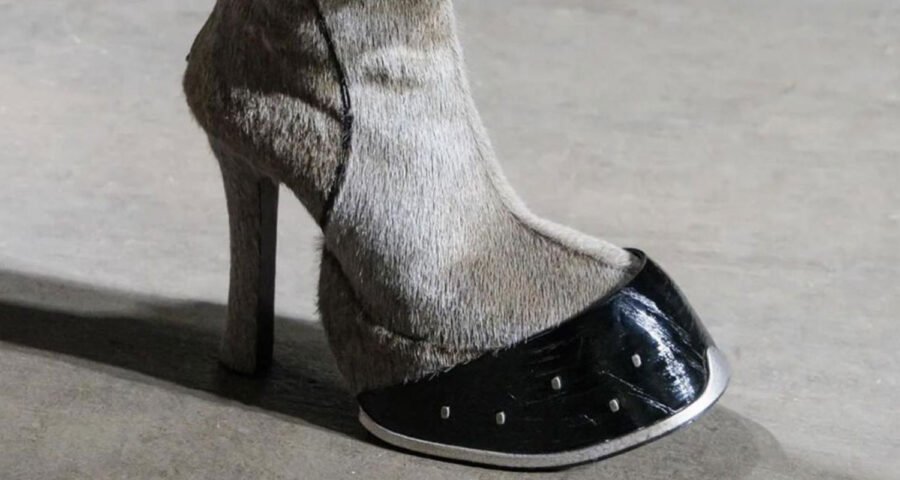 botas de pezuña de alexander mcqueen