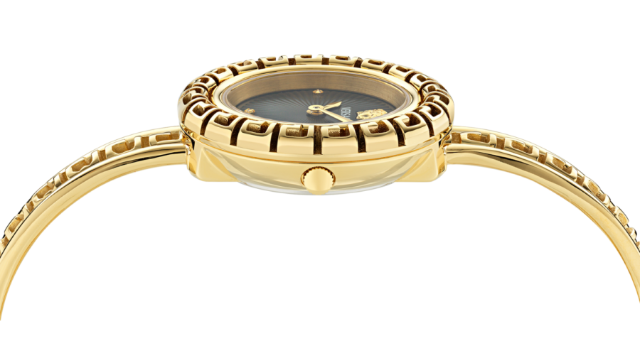 Versace presentó el reloj La Greca, joya para Primavera/Verano 2024