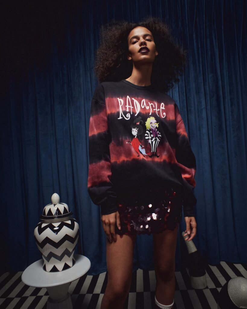 Beetlejuice Beetlejuice x Radarte, sudadera tie dye