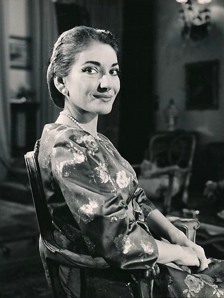 Retrato de María Callas 1958