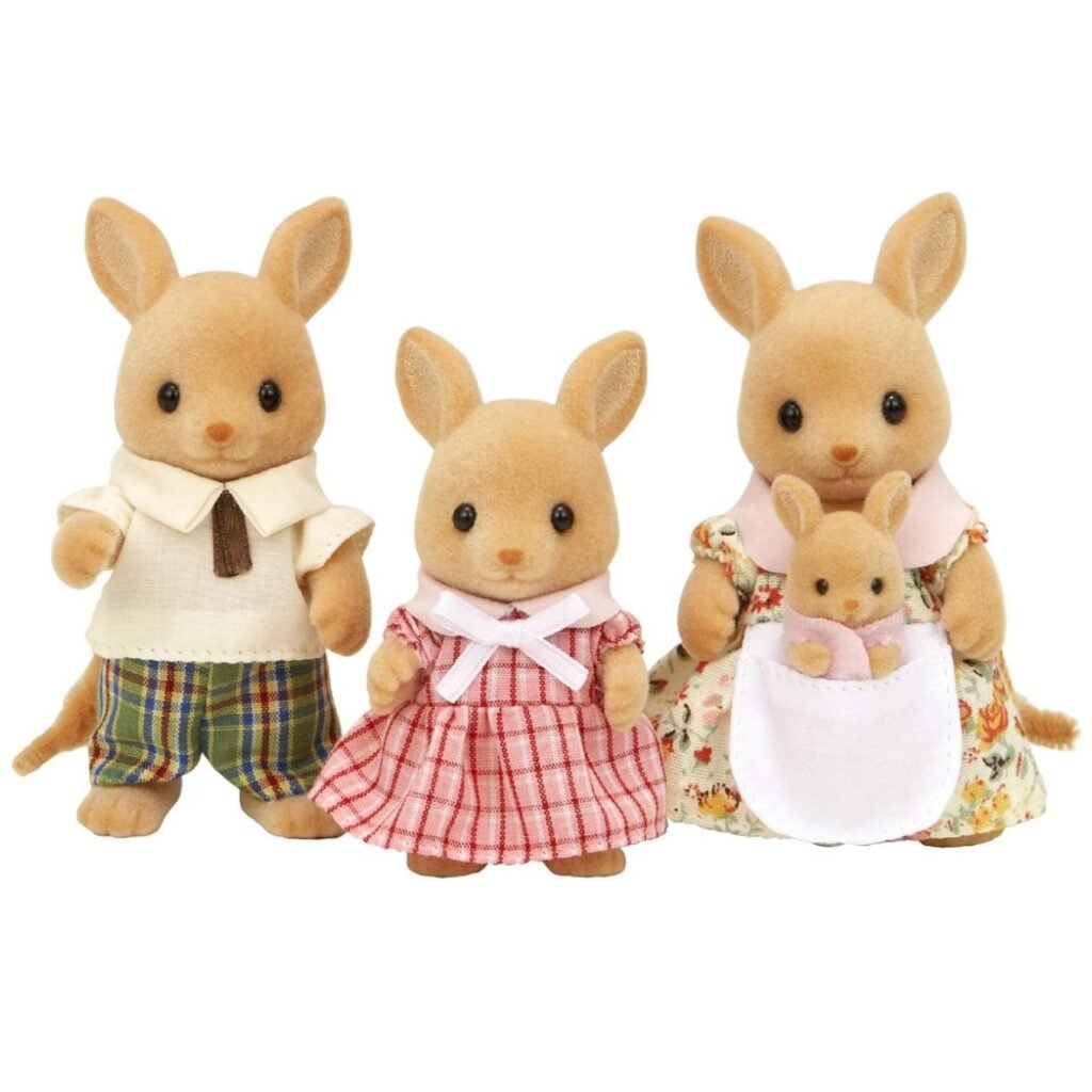 Familia de canguros de Sylvanian Families.
