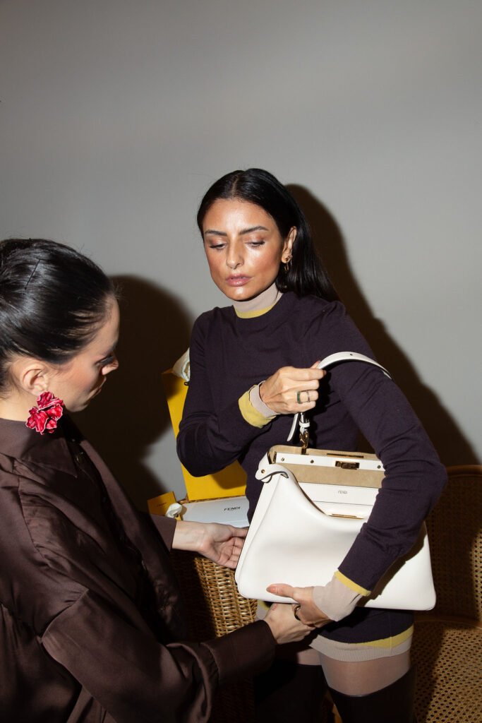 Aislinn Derbez en FENDI, por Stylist Marmol Vejo, Jessica Marmolejo