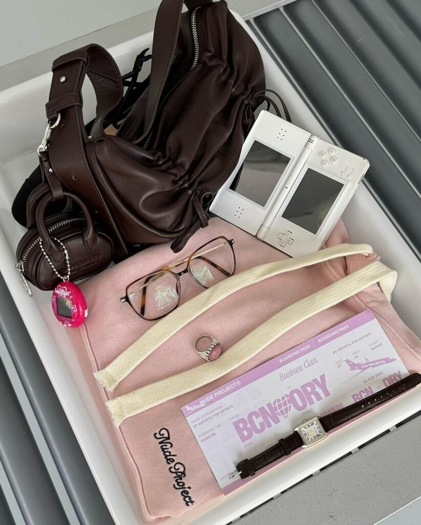 Los influencers llevan el estilo de las bandejas en los aeropuertos al siguiente nivel.