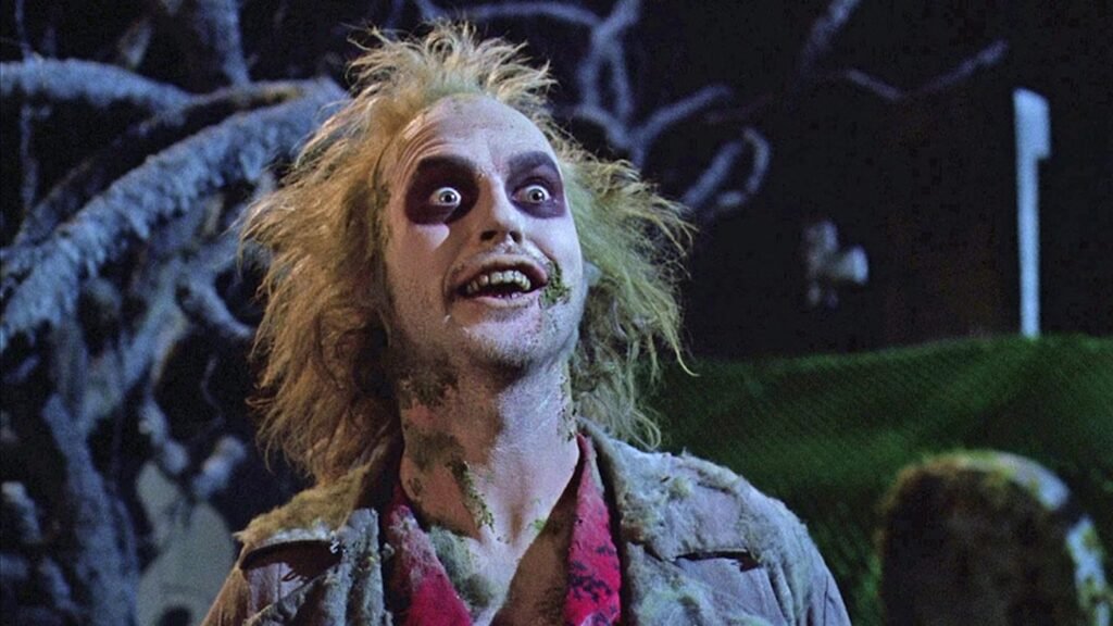 Michael Keaton en Beetlejuice.