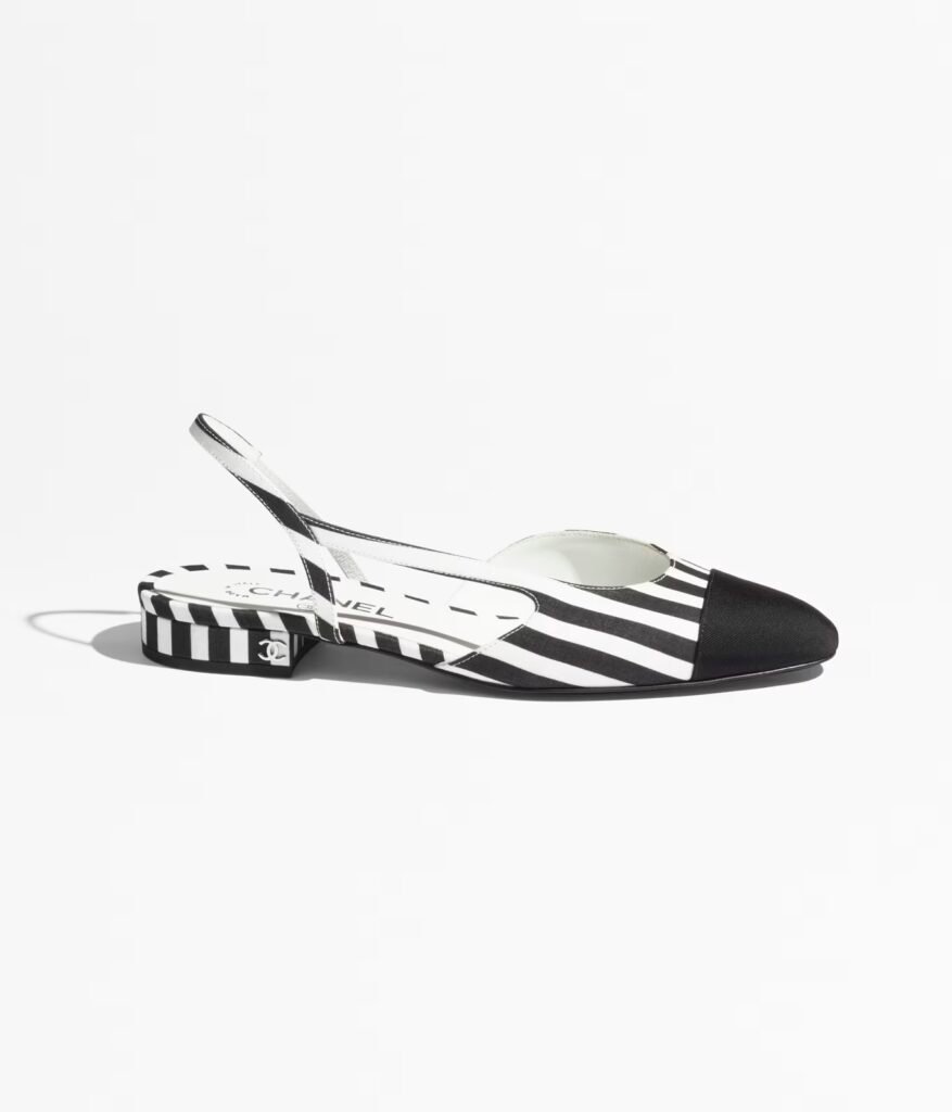 Zapatos Slingback de Chanel. 