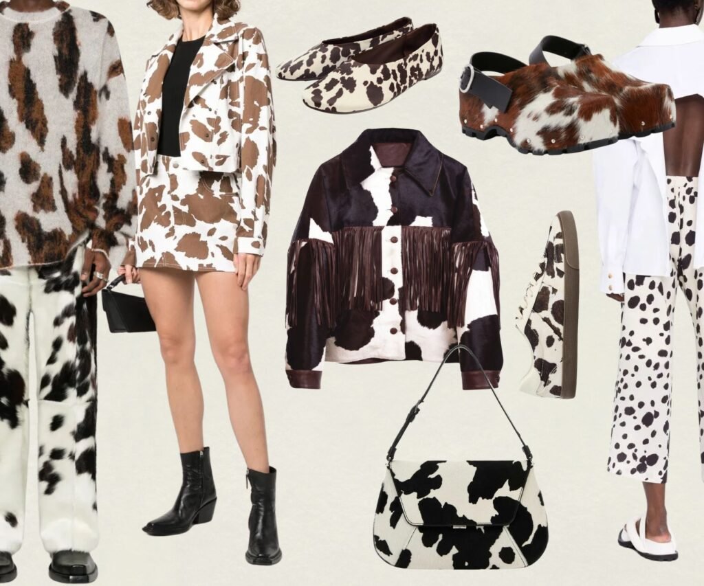 Tendencia estampado de Vaca.