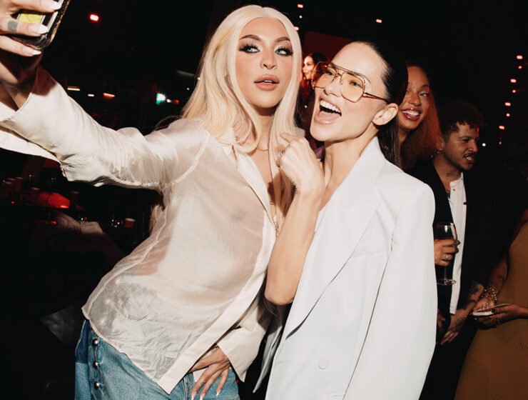 Pabllo Vittar junto a Adriana Lima, H&M Brasil.