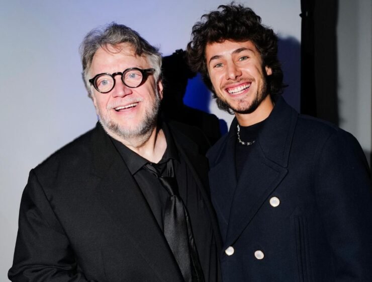 Juanpa Zurita en el estreno de Frankenstein con Guillermo del Toro
