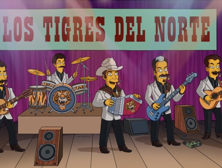 Los Tigres del Norte llegan a Los Simpson con un corrido original