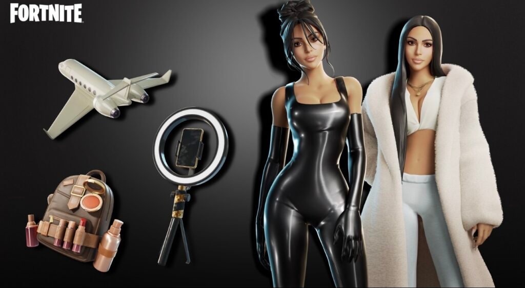 El skin de Kim Kardashian de Fornite