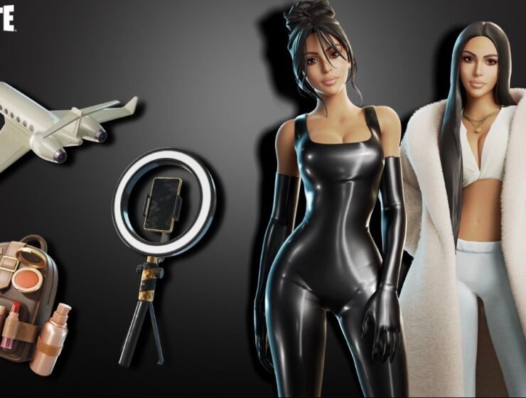 El skin de Kim Kardashian de Fornite