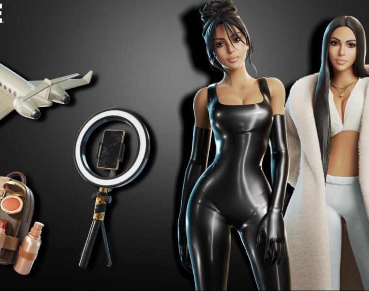 El skin de Kim Kardashian de Fornite