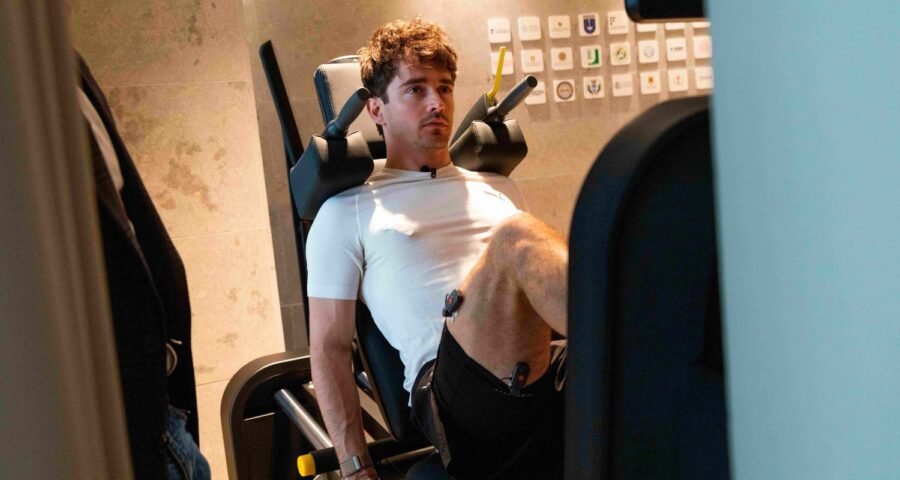 Charles Leclerc se prepara para la F1 2026 en Technogym