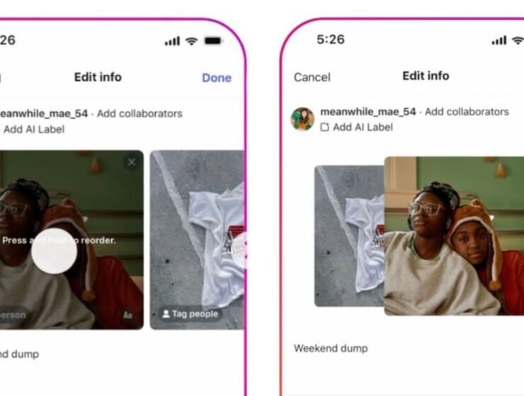 Instagram ya permite reordenar carruseles después de publicar