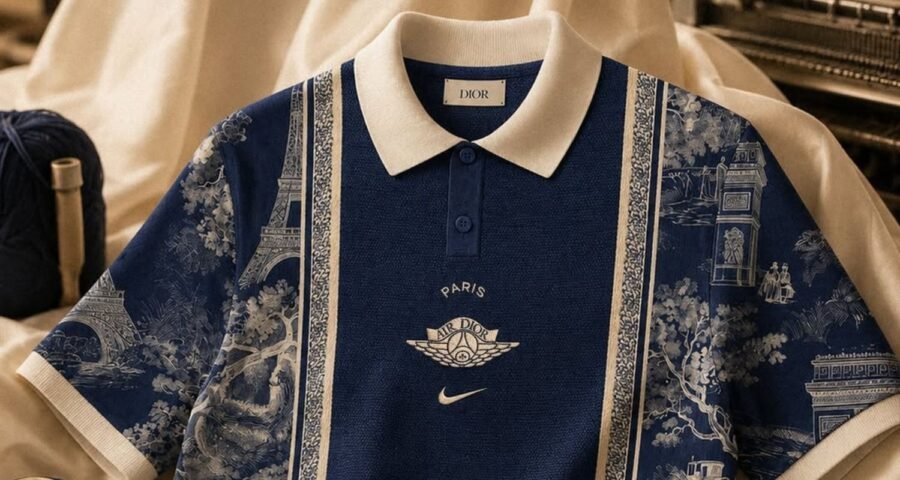 PSG x Nike x Jordan x Dior: El polo que une deporte y alta costura