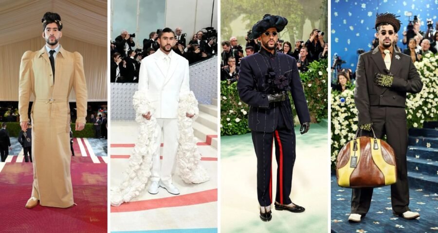 Todos los looks de Bad Bunny en la Met Gala: 2022- 2025