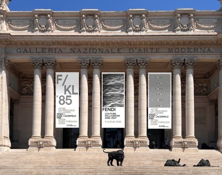 Fendi presenta su Alta Costura 2026 en Roma desde la Galleria Nazionale