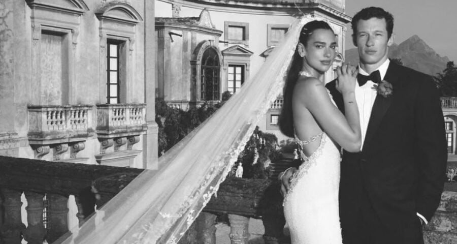 Dua Lipa revela su vestido de novia de Chanel: todos los detalles