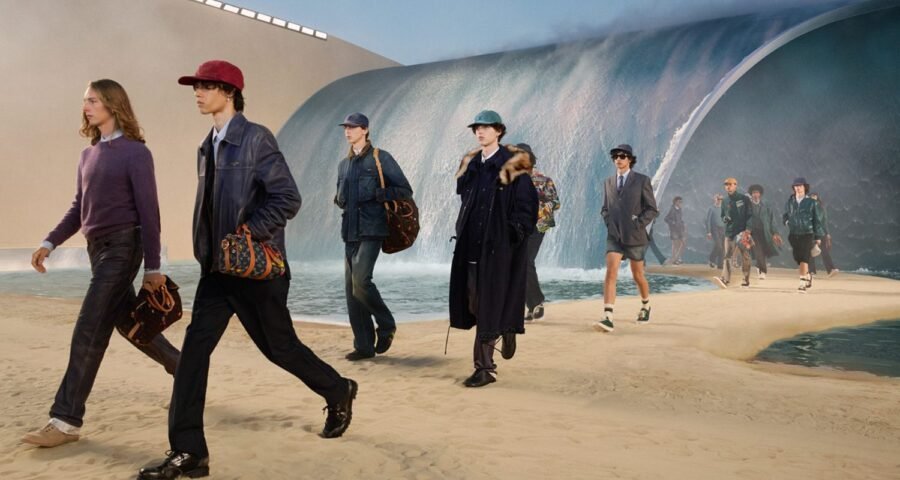 Louis Vuitton SS27 de Pharrell: el surf redefine el lujo masculino