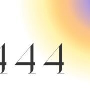 ¿Qué significa el número 444?