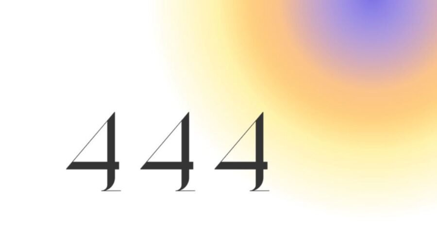 ¿Qué significa el número 444?
