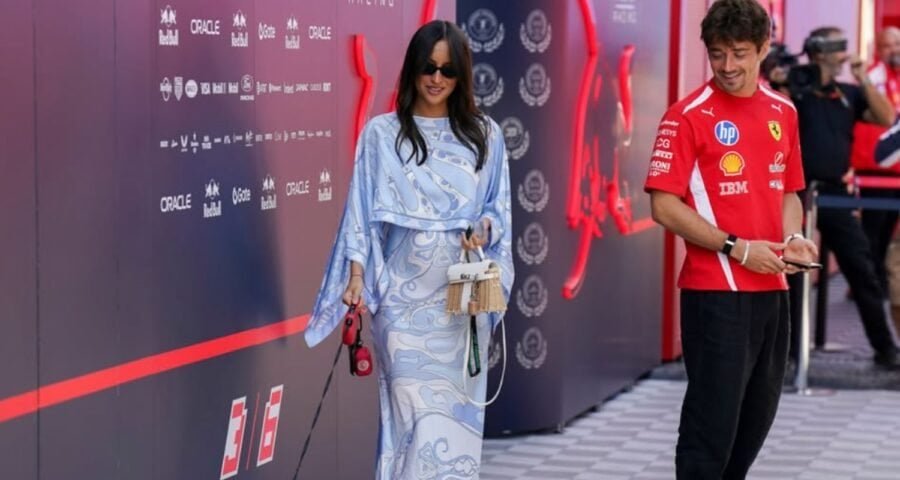 Alexandra Saint Mleux y Charles Leclerc están esperando un hijo